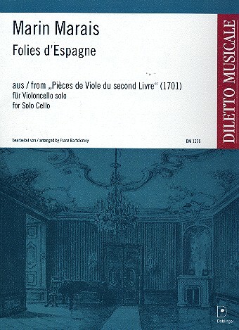 Cover: 9790012189329 | Folies d'espagne für Violoncello solo | Marin Marais | Buch