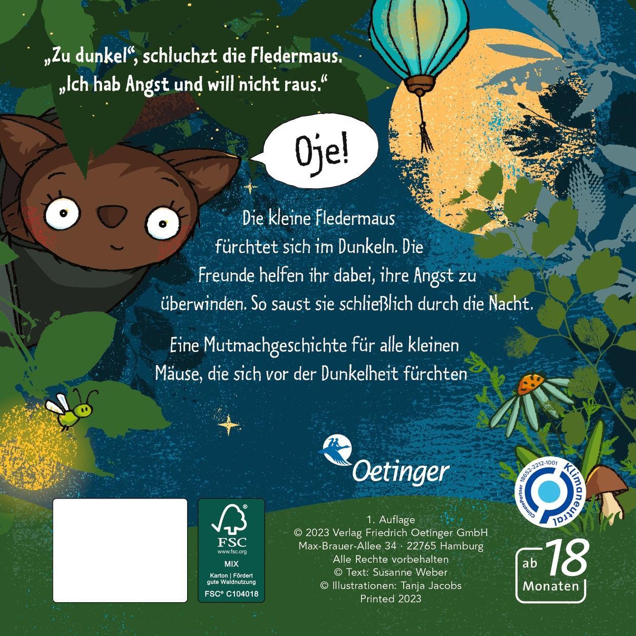 Rückseite: 9783751204002 | Die Fledermaus will nachts nicht raus | Susanne Weber | Buch | 16 S.