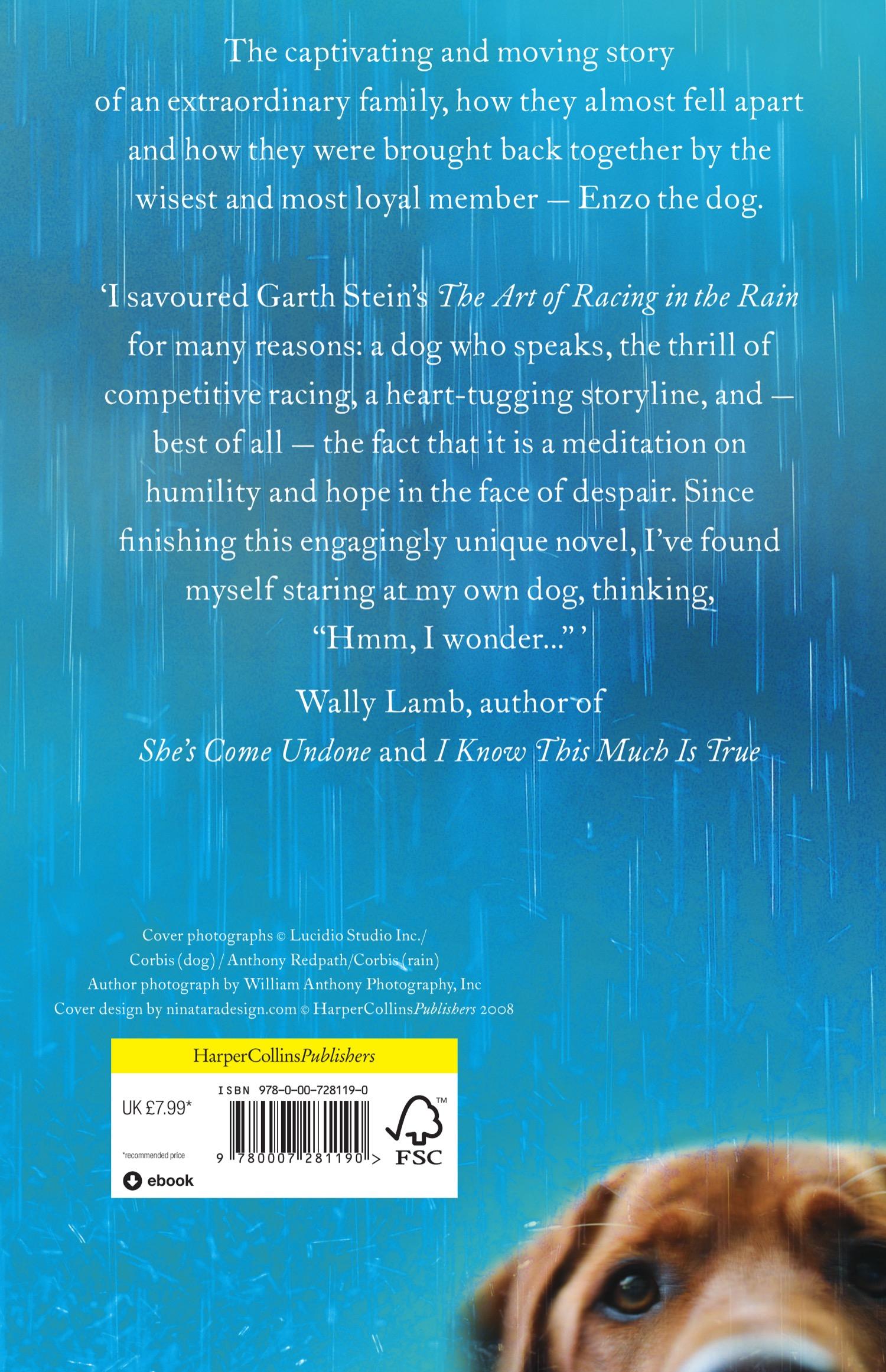 Rückseite: 9780007281190 | The Art of Racing in the Rain | Garth Stein | Taschenbuch | 323 S.