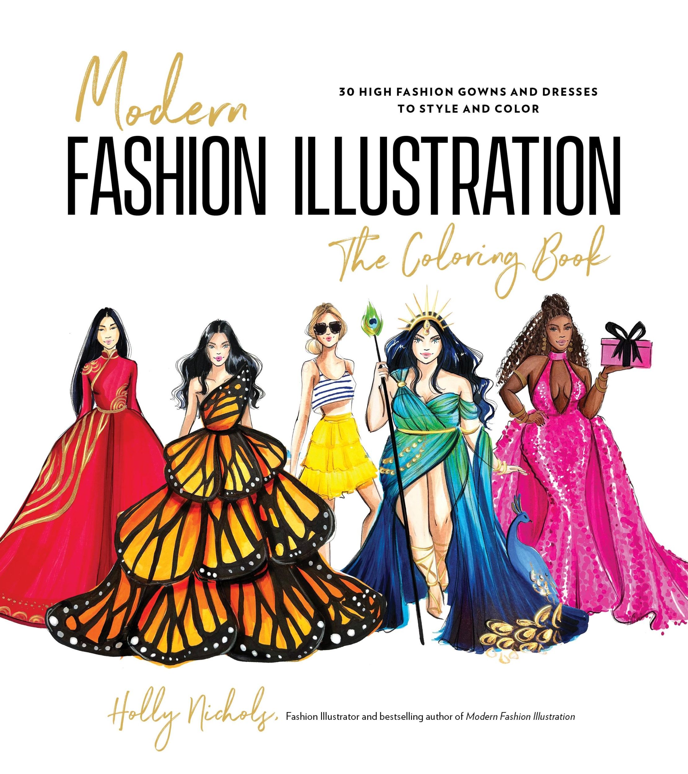 Cover: 9798890039927 | Modern Fashion Illustration: The Coloring Book | Holly Nichols | Buch