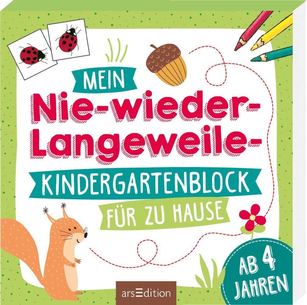 Cover: 9783845842141 | Mein Nie-wieder-Langweile-Kindergartenblock für zu Hause | Taschenbuch