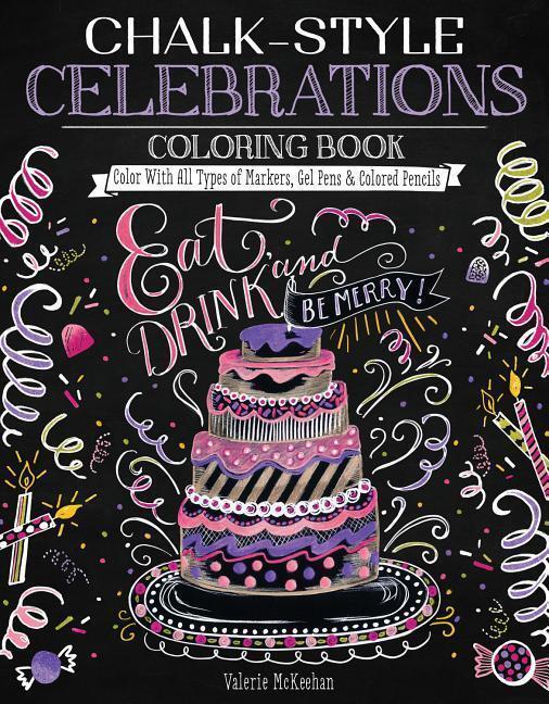 Cover: 9781497201637 | Chalk-Style Celebrations Coloring Book: Color with All Types of...