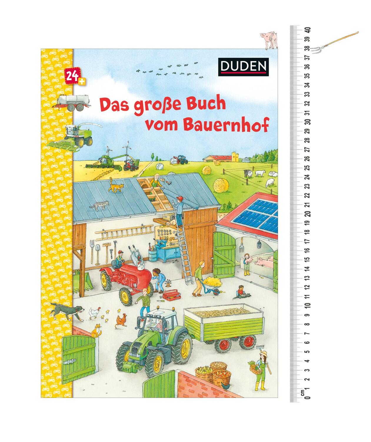 Bild: 9783737333467 | Duden 24+: Das große Buch vom Bauernhof | Wimmelbuch | Christina Braun
