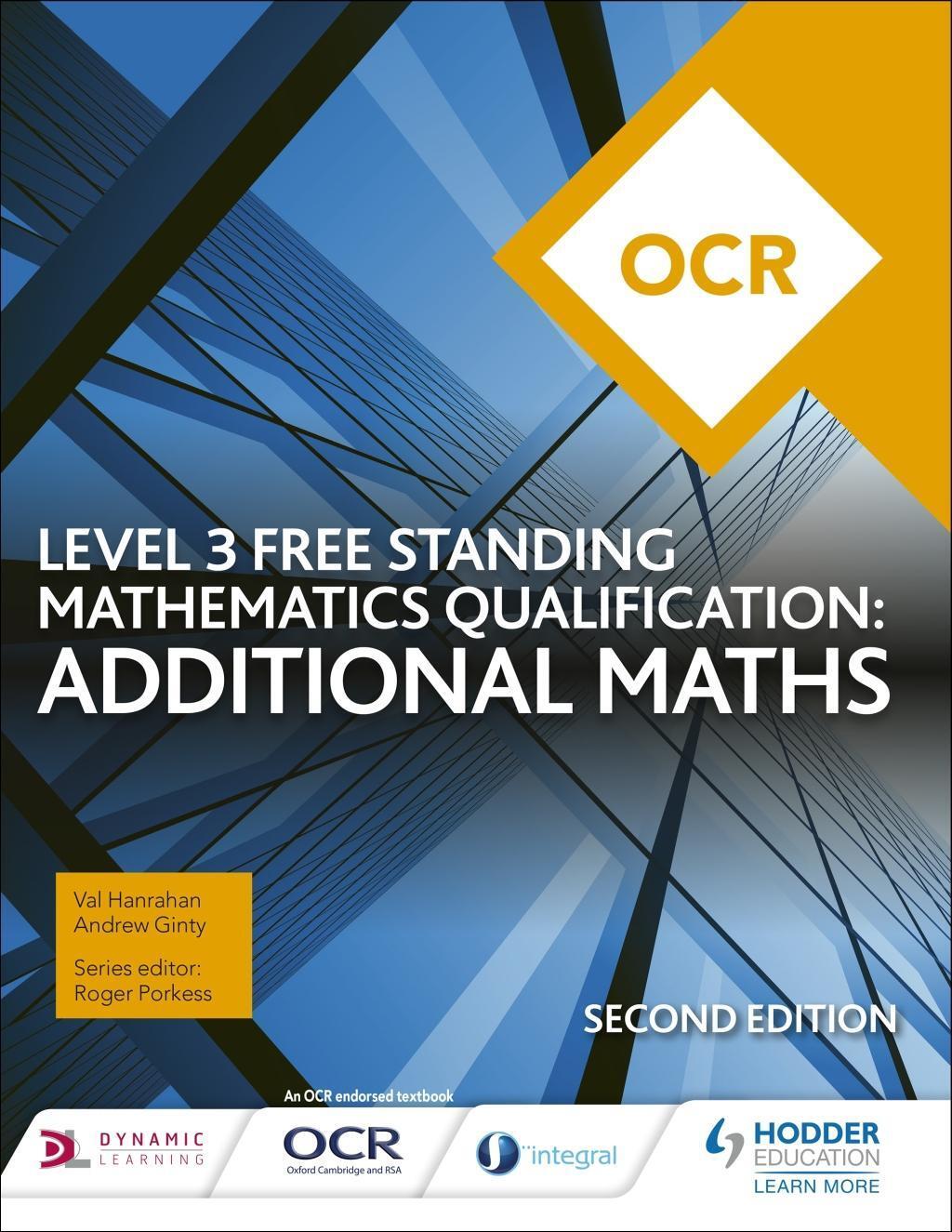 Cover: 9781510449640 | OCR Level 3 Free Standing Mathematics Qualificalification | Hanrahan