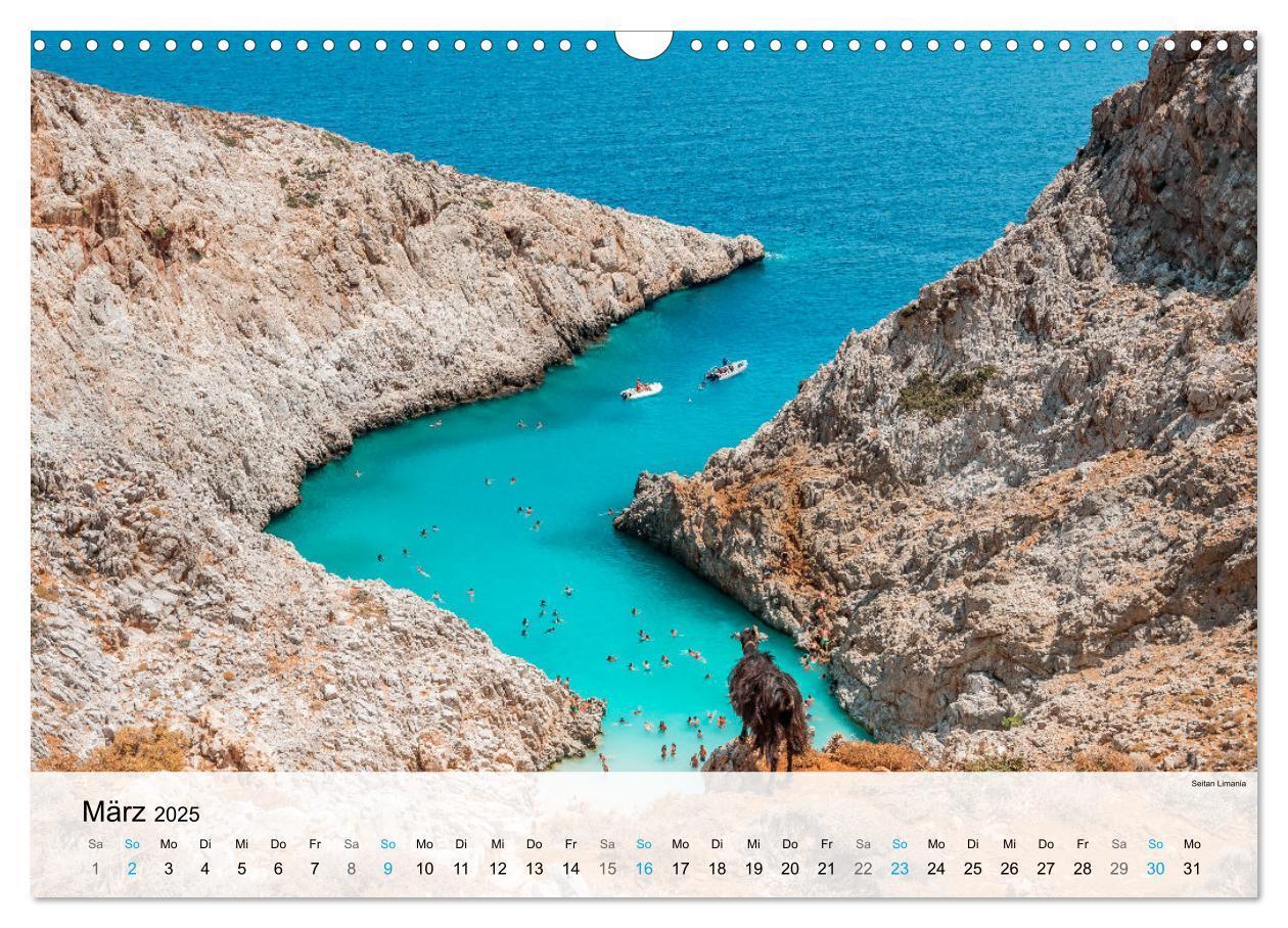 Bild: 9783383996917 | Kreta - Die Highlights der Insel (Wandkalender 2025 DIN A3 quer),...