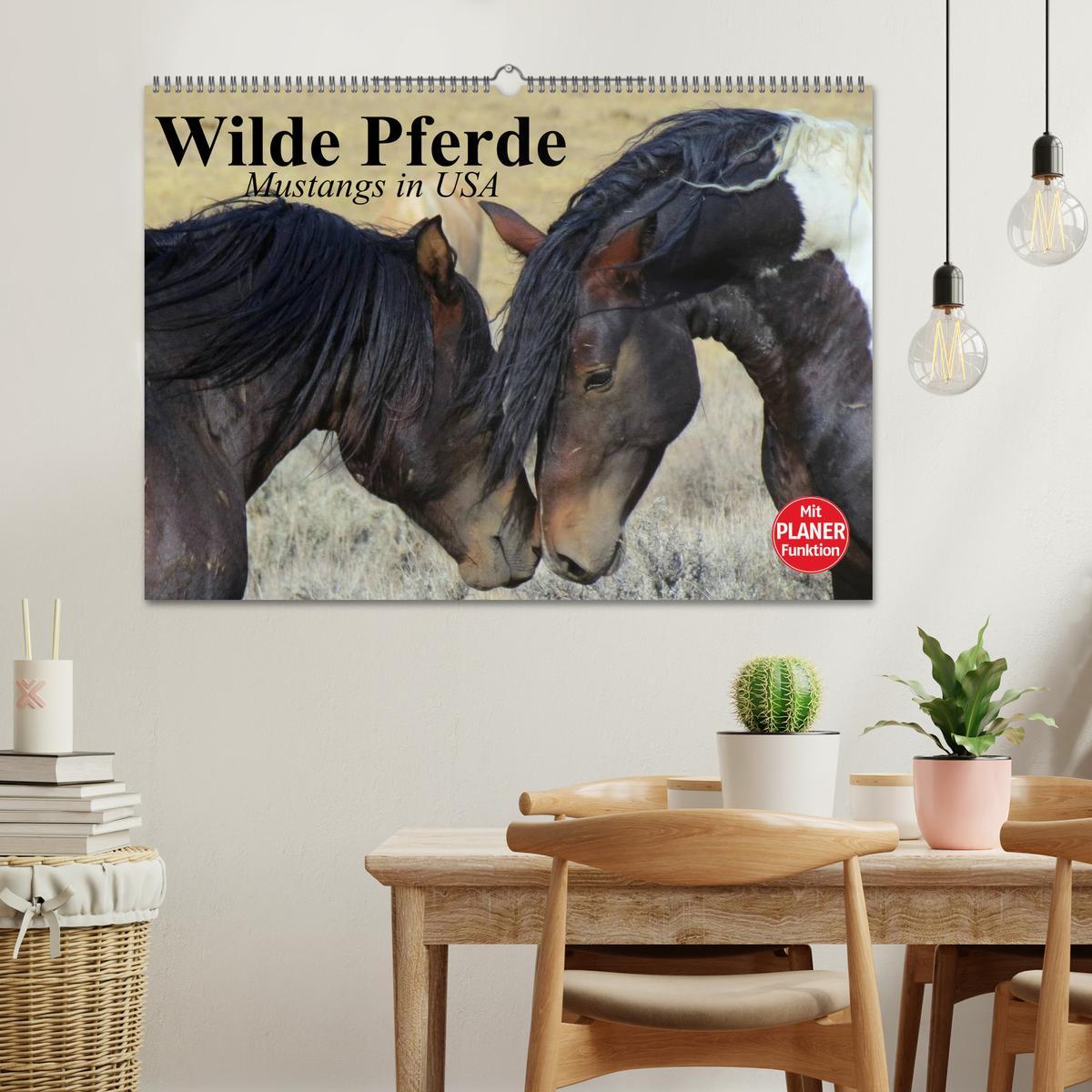 Bild: 9783435528912 | Wilde Pferde. Mustangs in USA (Wandkalender 2025 DIN A2 quer),...