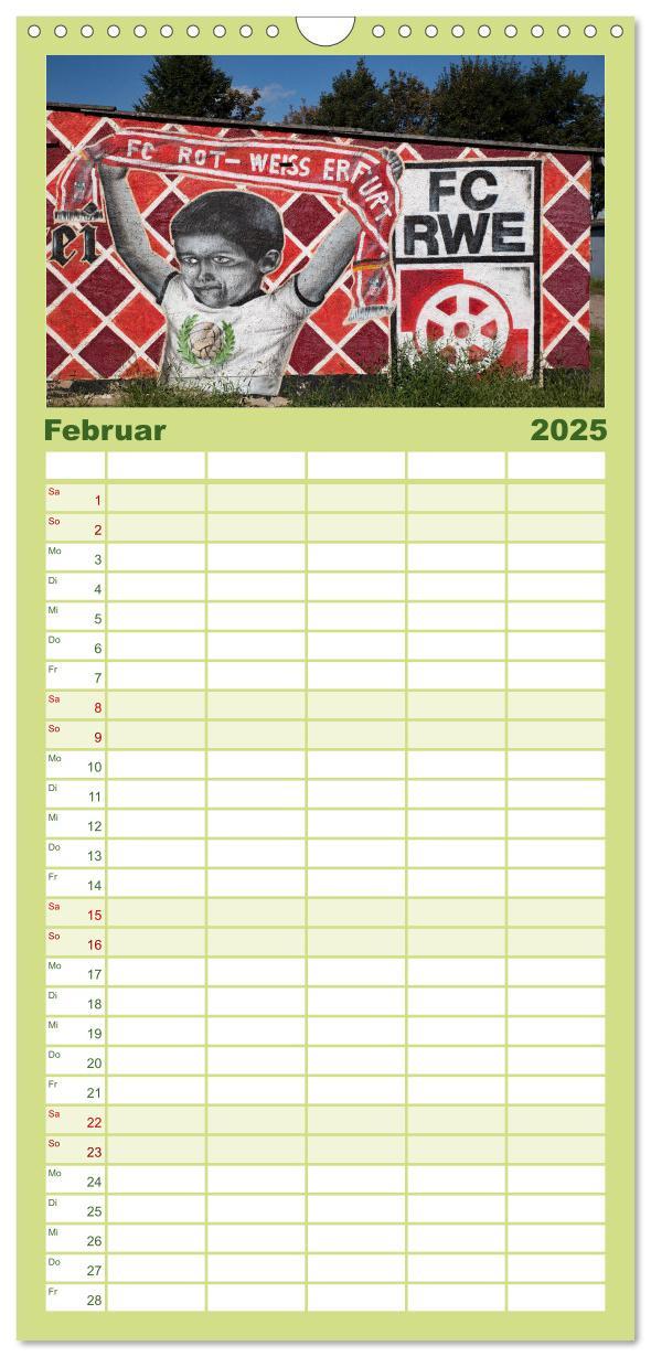 Bild: 9783457125410 | Familienplaner 2025 - Erfurt mit 5 Spalten (Wandkalender, 21 x 45...