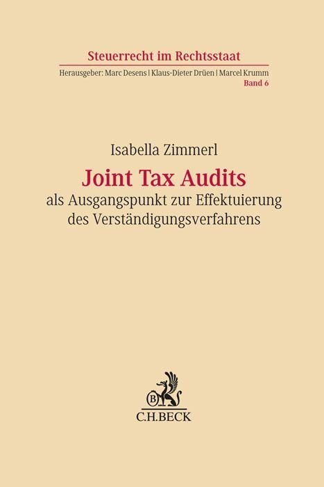 Cover: 9783406780165 | Joint Tax Audits als Ausgangspunkt zur Effektuierung des...
