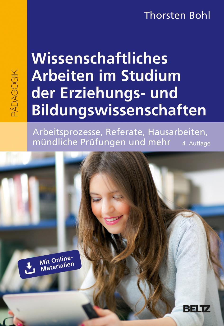 Cover: 9783407257734 | Wissenschaftliches Arbeiten im Studium der Erziehungs- und...