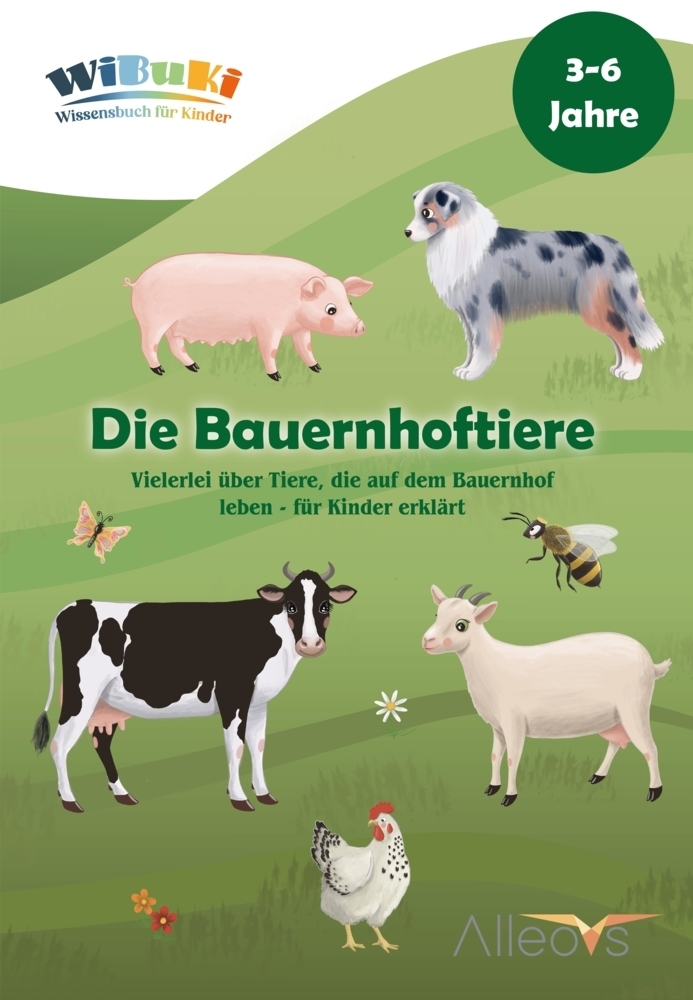 Cover: 9783982251523 | "WiBuKi" Wissensbuch für Kinder: Die Bauernhoftiere | Taschenbuch