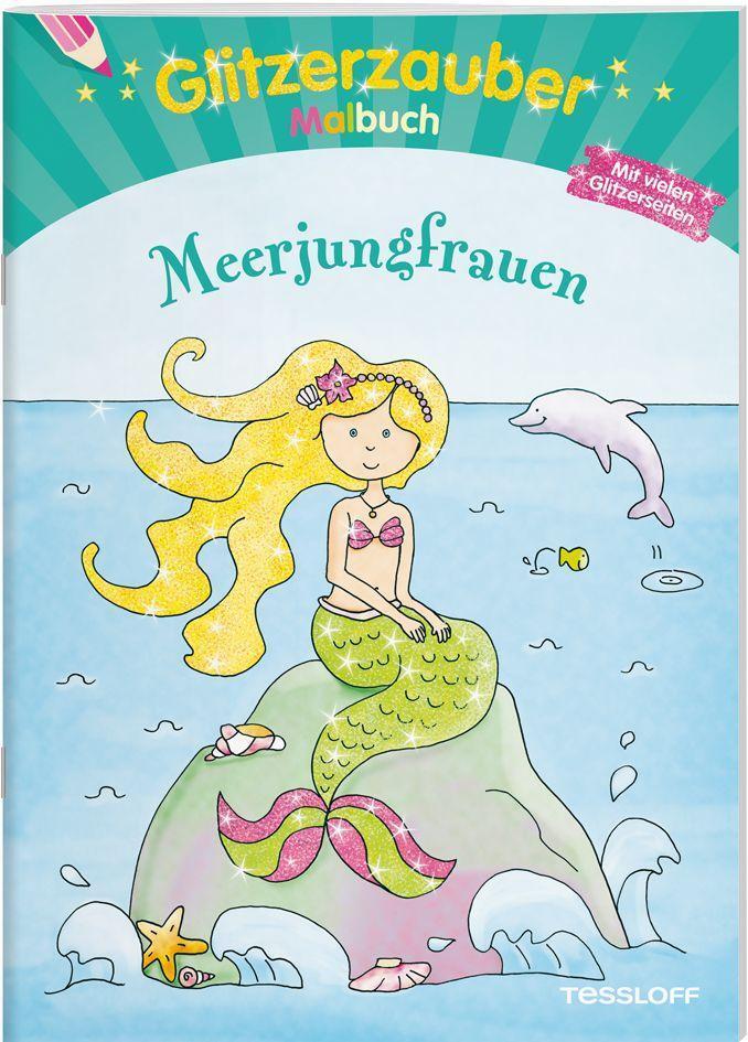 Cover: 9783788638719 | Glitzerzauber Malbuch Meerjungfrauen | Broschüre | 32 S. | Deutsch