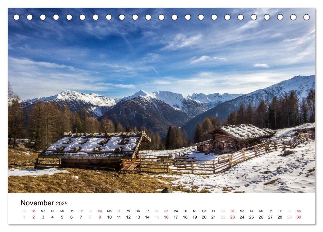 Bild: 9783435494590 | Almen im Ultental (Tischkalender 2025 DIN A5 quer), CALVENDO...