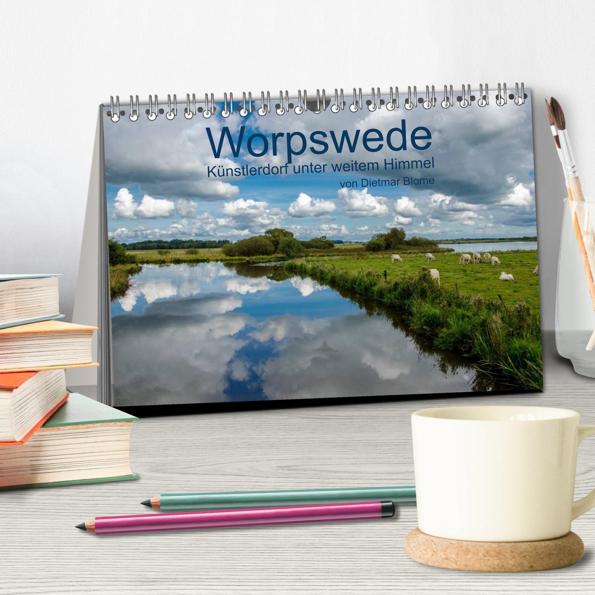 Bild: 9783435603480 | Worpswede - Künstlerdorf unter weitem Himmel (Tischkalender 2025...