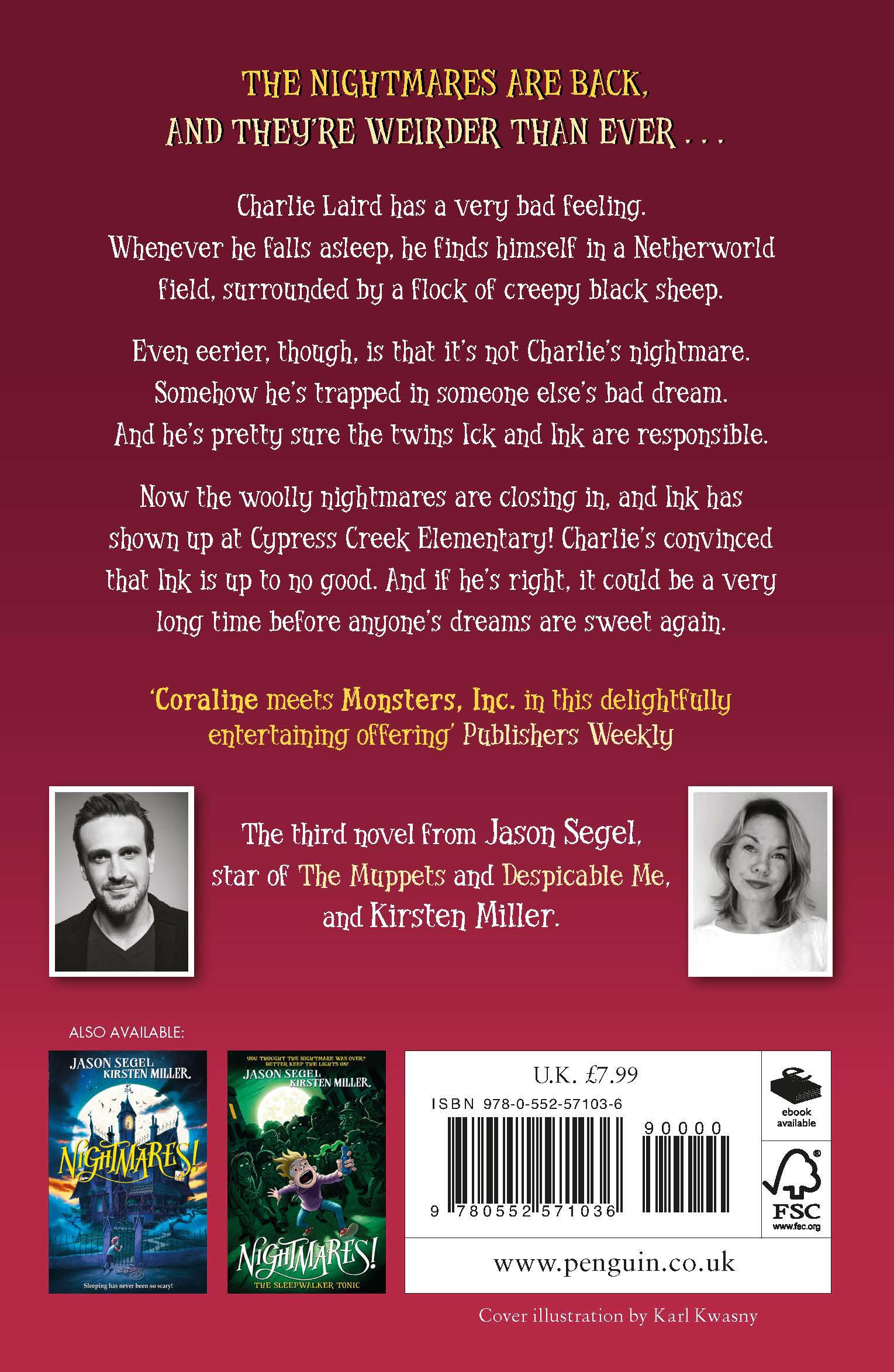 Rückseite: 9780552571036 | Nightmares! The Lost Lullaby | Jason Segel (u. a.) | Taschenbuch