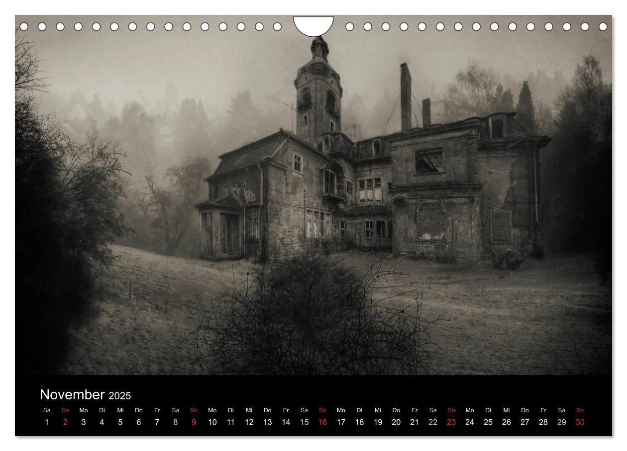 Bild: 9783435534111 | Lost Places Geisterhäuser (Wandkalender 2025 DIN A4 quer), CALVENDO...