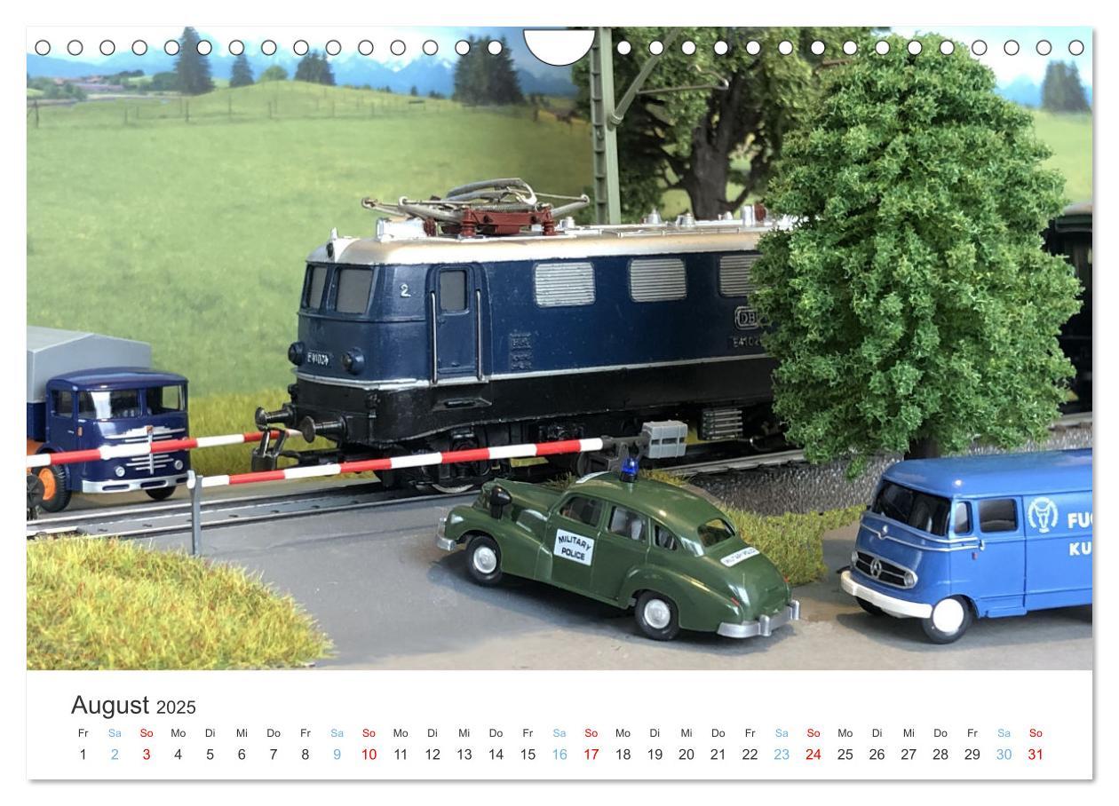 Bild: 9783435021505 | Modellbahnen aus aller Welt - H0, N, Z (Wandkalender 2025 DIN A4...