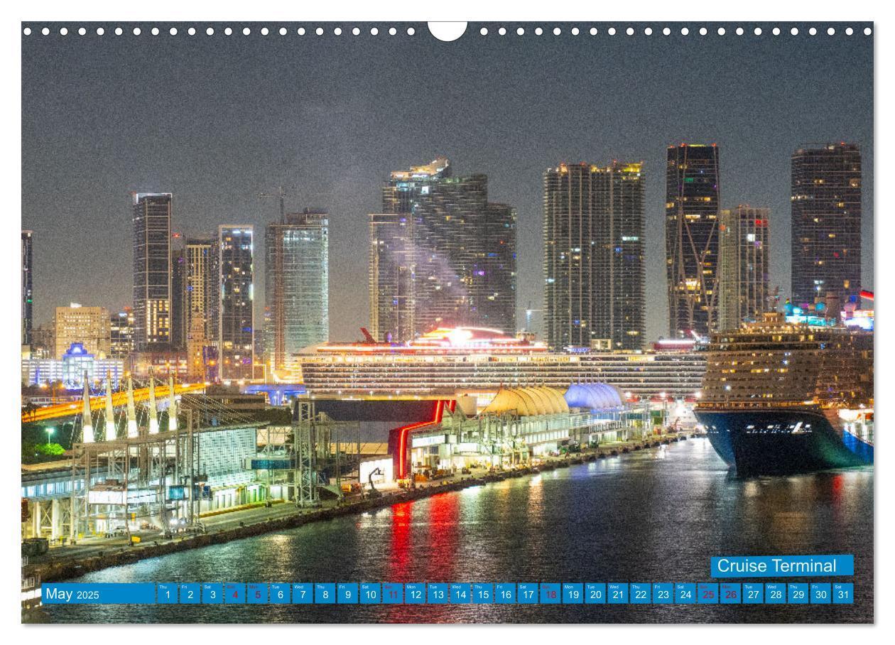 Bild: 9781325925773 | Colorful Miami (Wall Calendar 2025 DIN A3 landscape), CALVENDO 12...