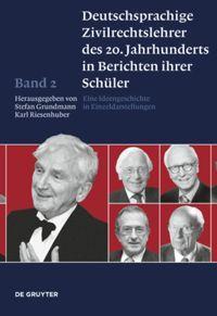 Cover: 9783899494570 | Deutschsprachige Zivilrechtslehrer des 20. Jahrhunderts in...