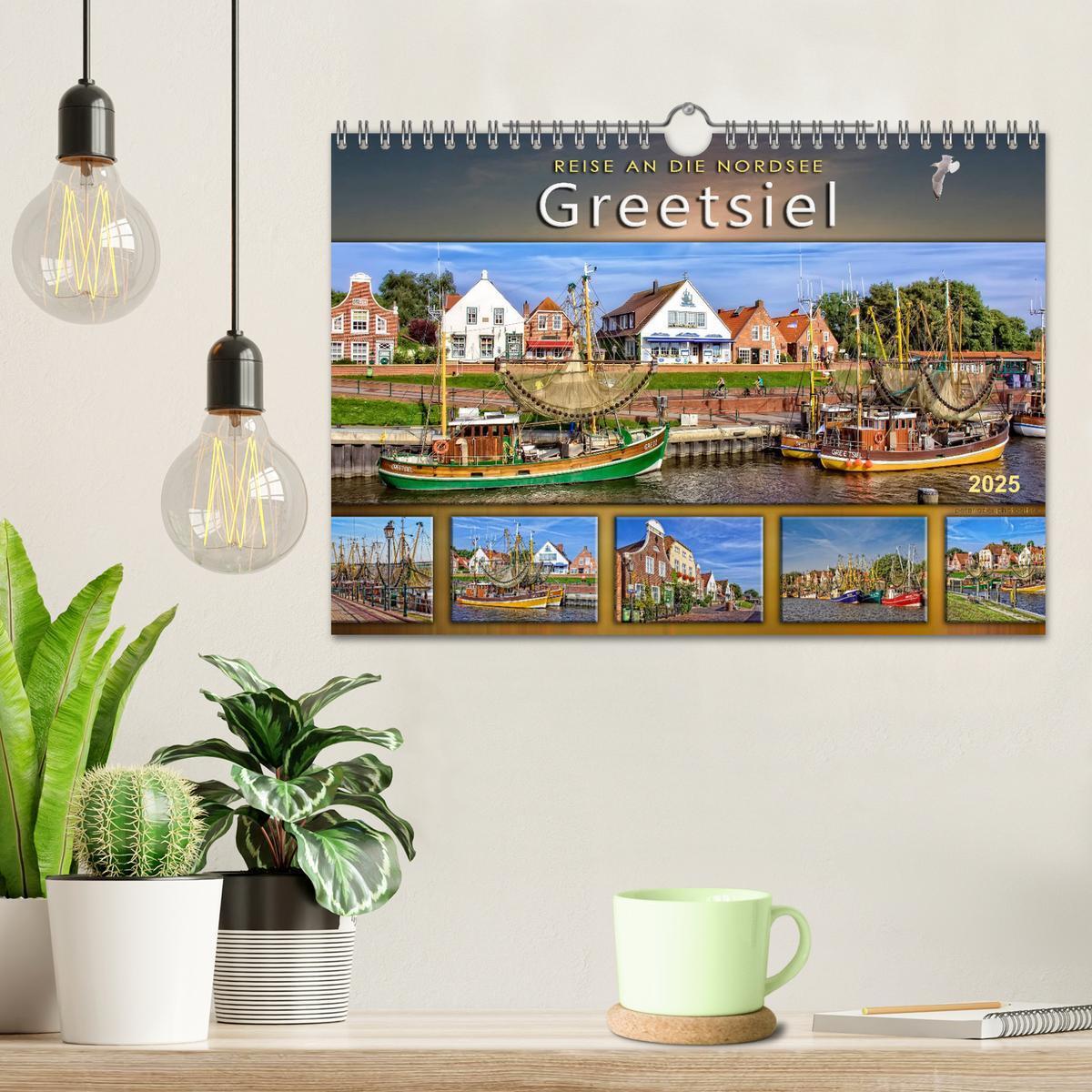 Bild: 9783435433940 | Reise an die Nordsee - Greetsiel (Wandkalender 2025 DIN A4 quer),...