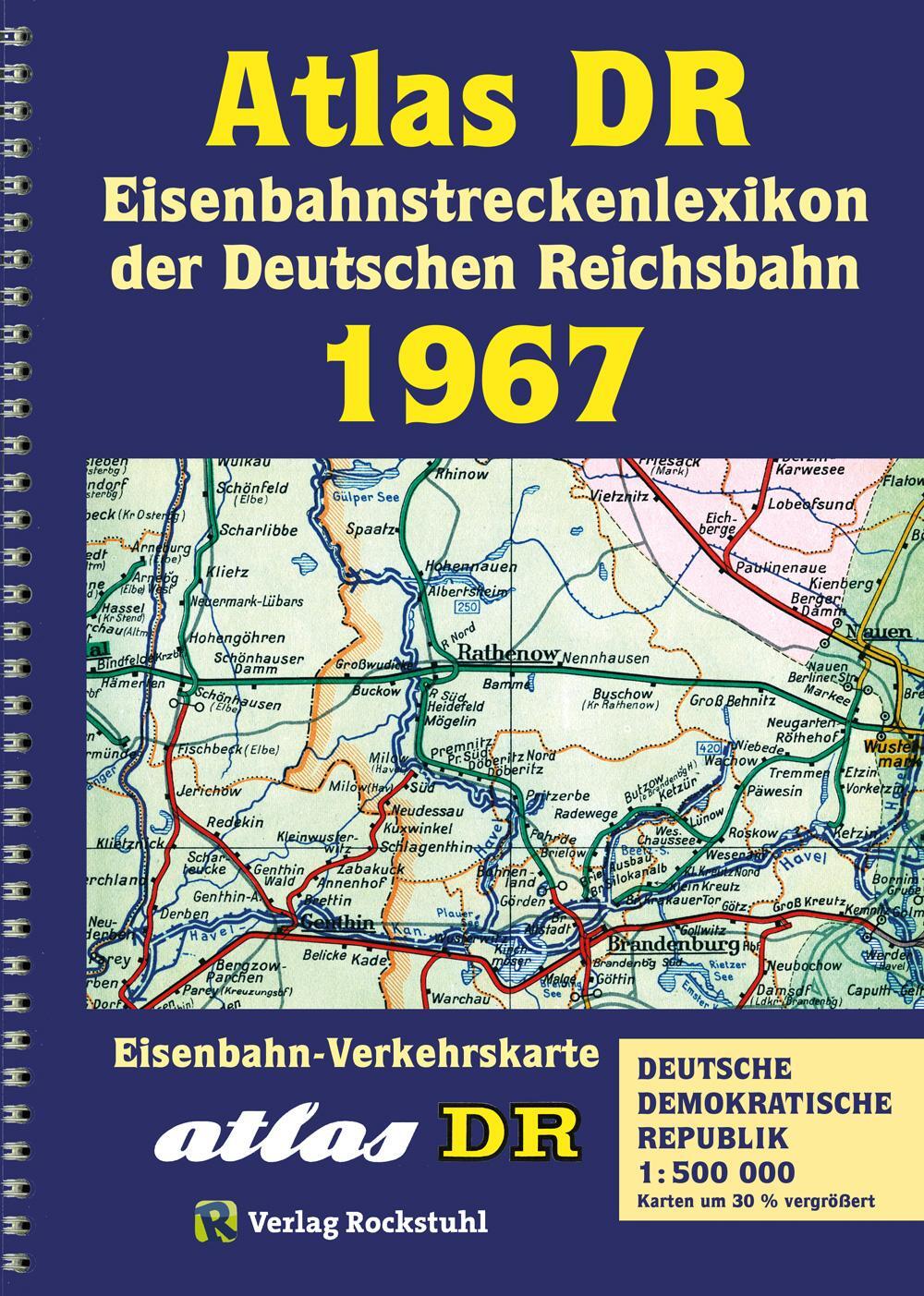 Cover: 9783938997055 | Eisenbahnstreckenlexikon der DDR 1967 | Buch | 88 S. | Deutsch | 2015