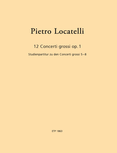 Cover: 9783795764142 | Concerti Grossi | Pietro Antonio Locatelli | Buch | 108 S. | Deutsch