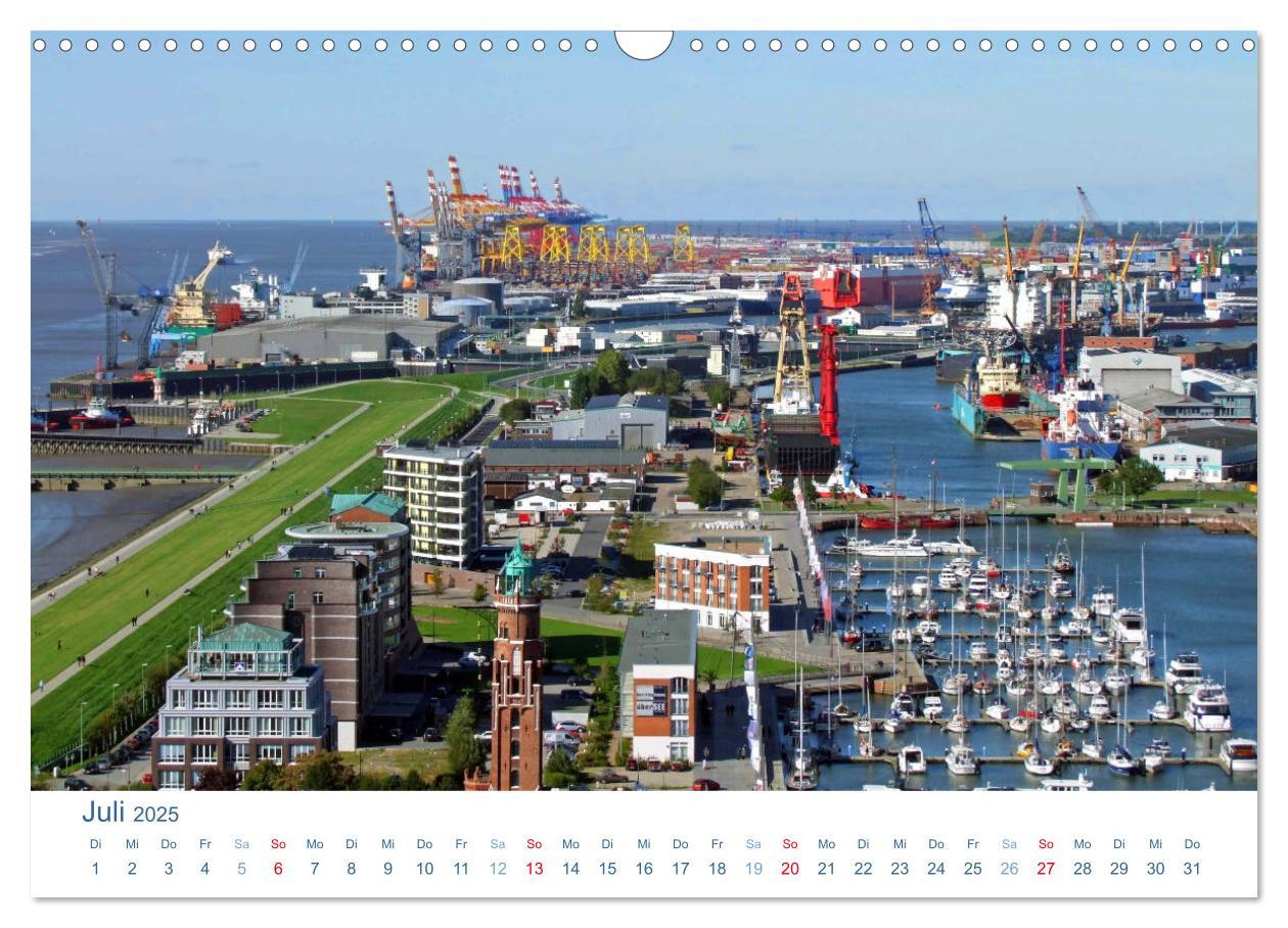 Bild: 9783435330355 | Bremerhaven 2025. Impressionen aus den Havenwelten (Wandkalender...