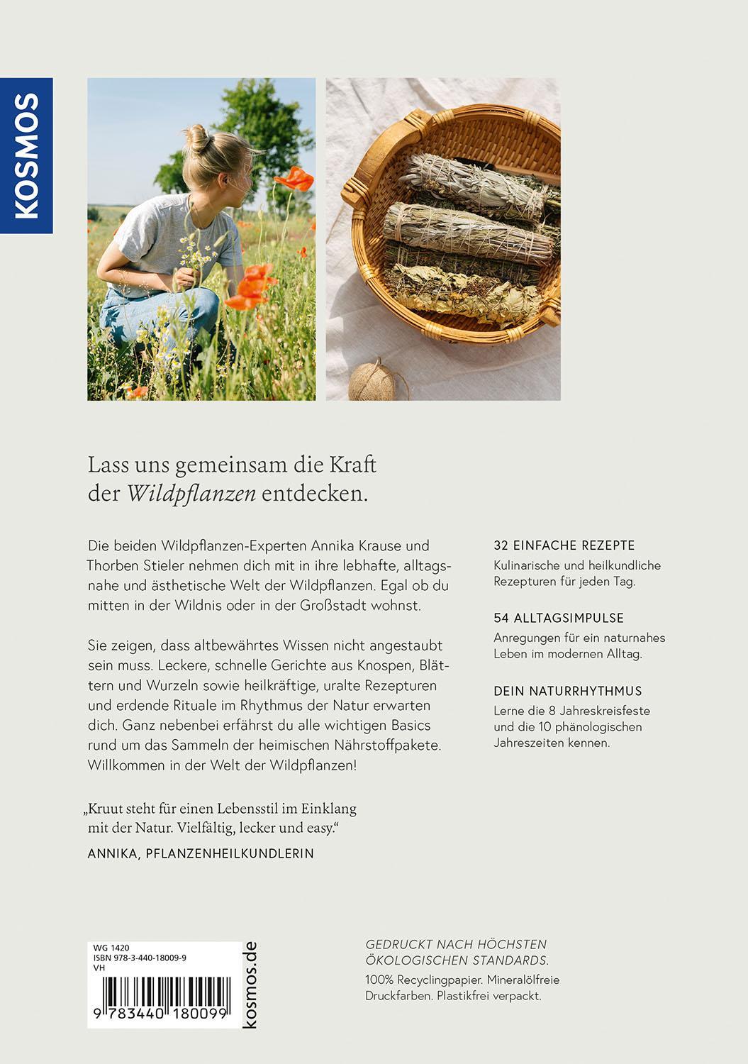 Rückseite: 9783440180099 | Kruut - Wildpflanzen im Alltag | Annika Krause (u. a.) | Buch | 192 S.