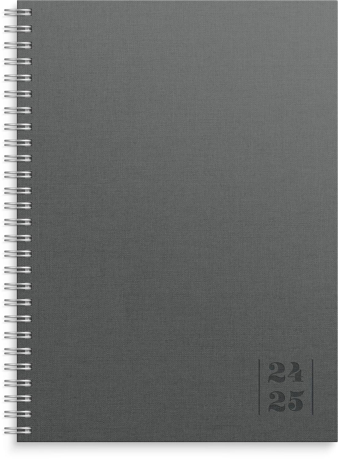 Cover: 7340188003367 | Burde Textil A5 grau Schülerkalender 2024/2025 | Buch | Deutsch | 2025