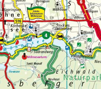 Bild: 9783747302521 | Motorradkarte Sauerland 1:150 000 | (Land-)Karte | Motorradkarte/MK