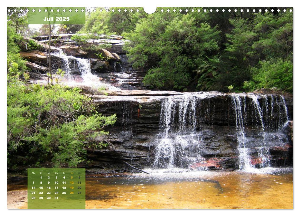 Bild: 9783435500123 | Naturwunder Wasserfälle (Wandkalender 2025 DIN A3 quer), CALVENDO...