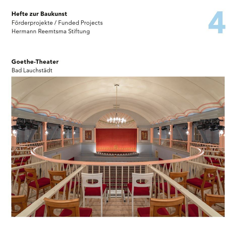 Cover: 9783862069927 | Hefte zur Baukunst 4 | Goethe-Theater Bad Lauchstädt | Stiftung | Buch