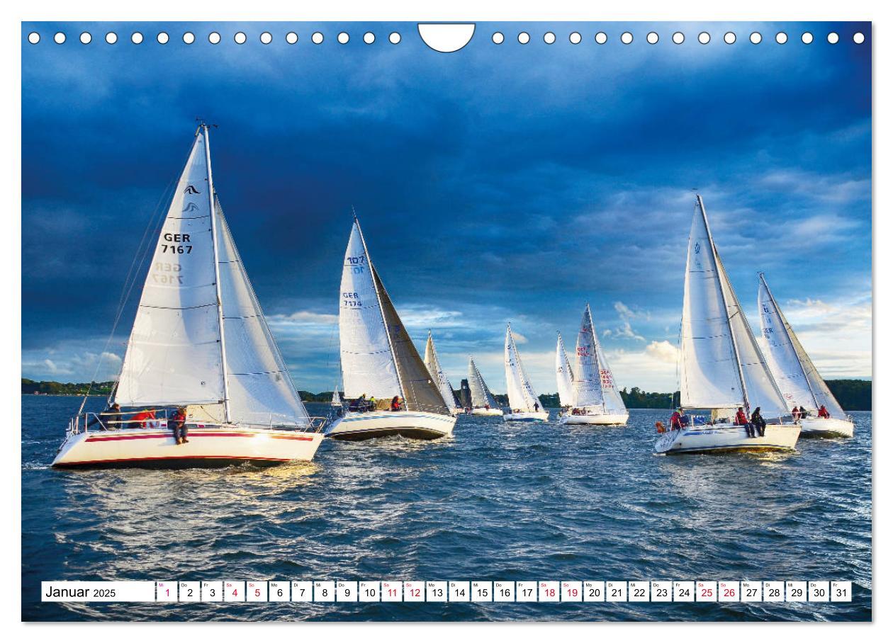 Bild: 9783435322992 | Leidenschaft Segeln (Wandkalender 2025 DIN A4 quer), CALVENDO...