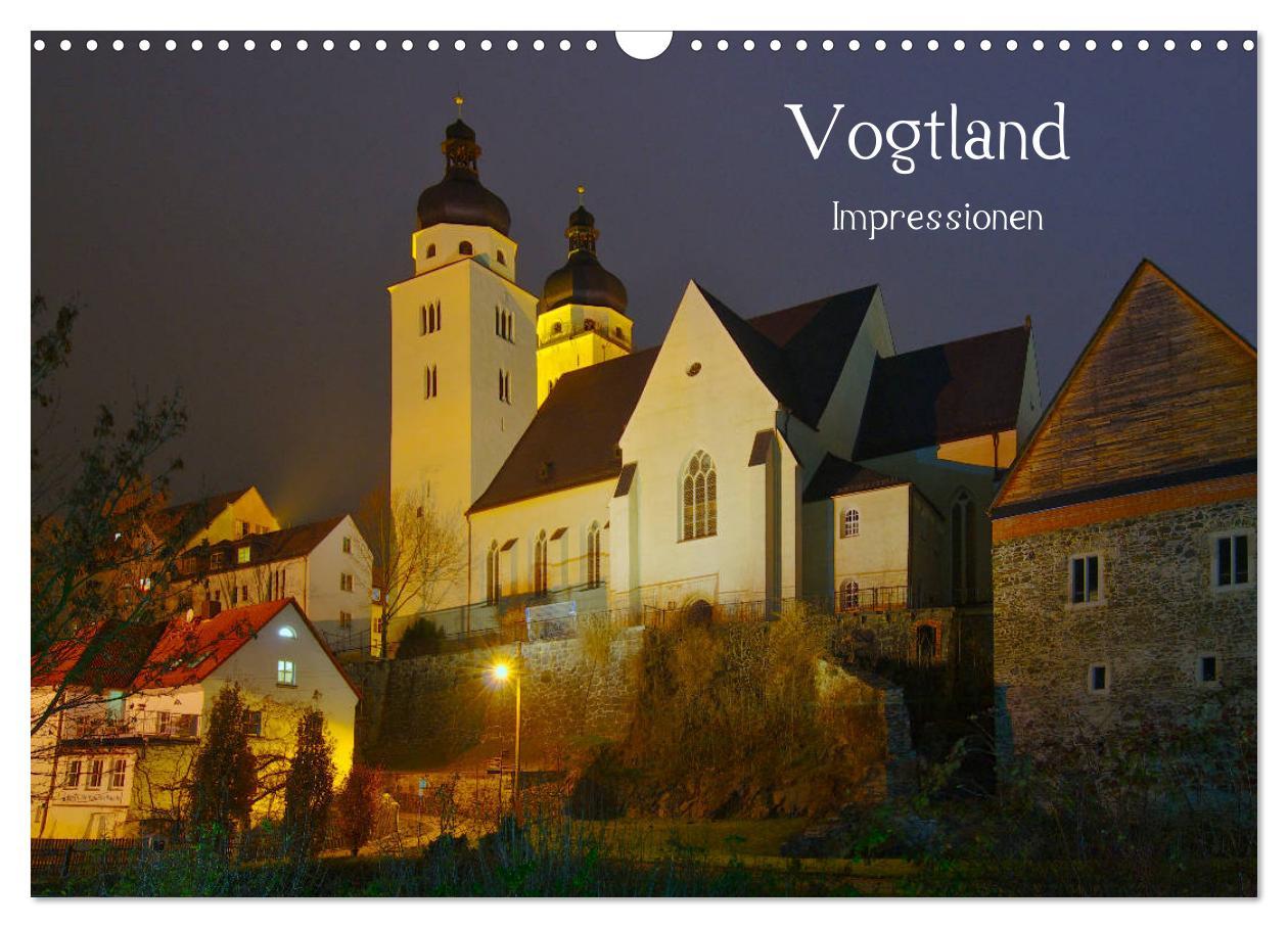 Cover: 9783435628841 | Vogtland - Impressionen (Wandkalender 2025 DIN A3 quer), CALVENDO...