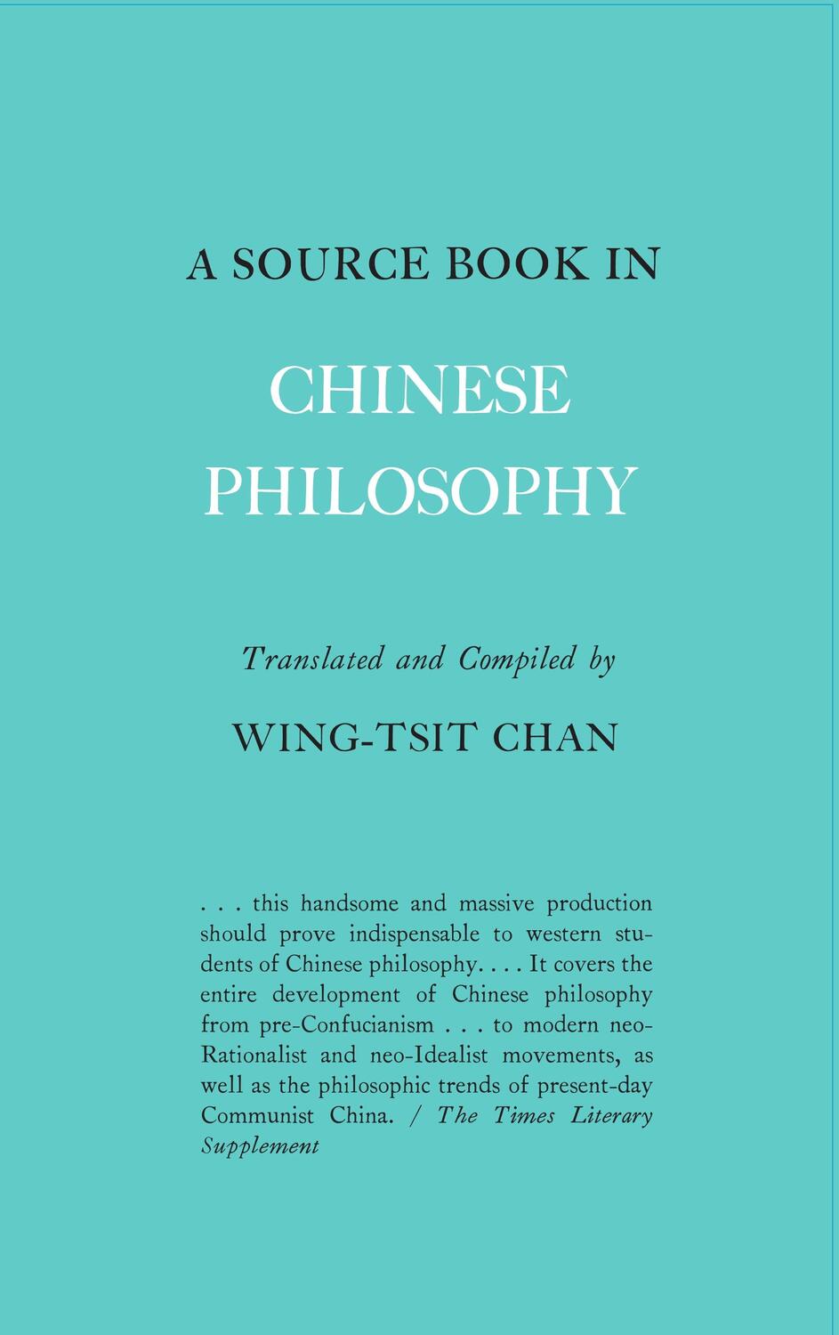 Cover: 9780691019642 | A Source Book in Chinese Philosophy | Taschenbuch | Englisch
