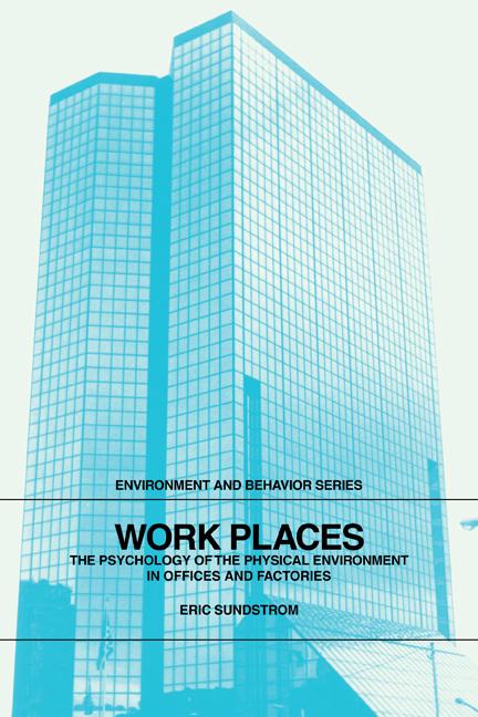 Cover: 9780521319478 | Work Places | Eric Sundstrom (u. a.) | Taschenbuch | Englisch | 2009