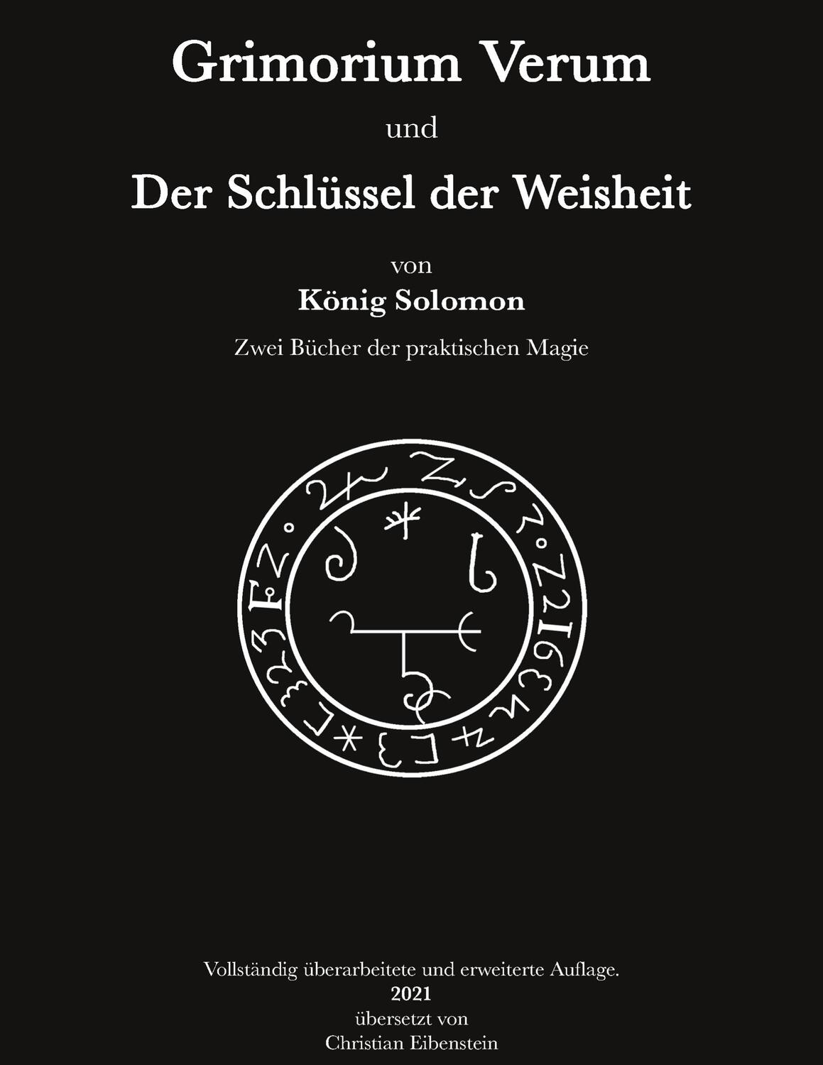 Cover: 9783755757436 | Grimorium Verum und der Schlüssel der Weisheit | König Salomon | Buch