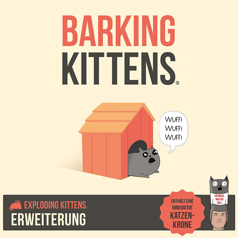 Cover: 810083041261 | Exploding Kittens - Barking Kittens | Matthew Inman (u. a.) | Spiel