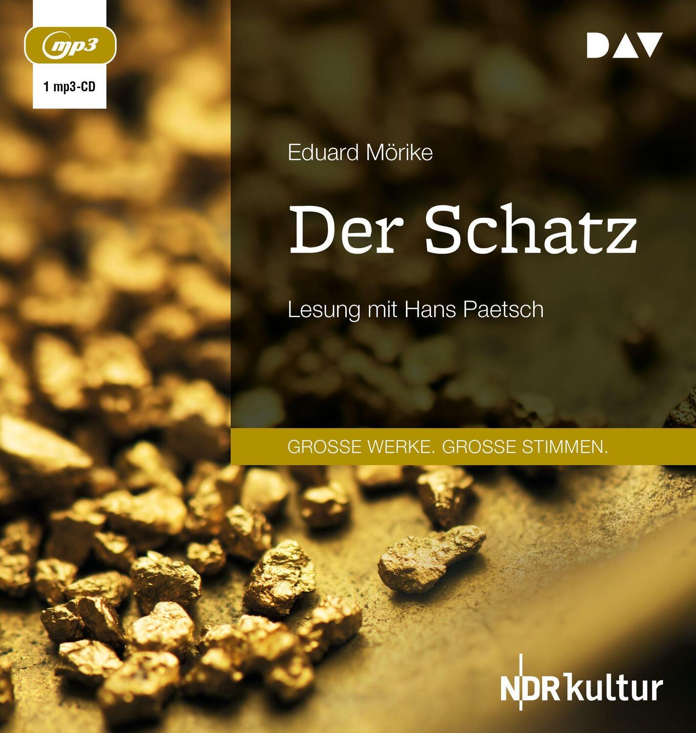 Cover: 9783742418395 | Der Schatz | Lesung mit Hans Paetsch (1 mp3-CD) | Eduard Mörike | MP3