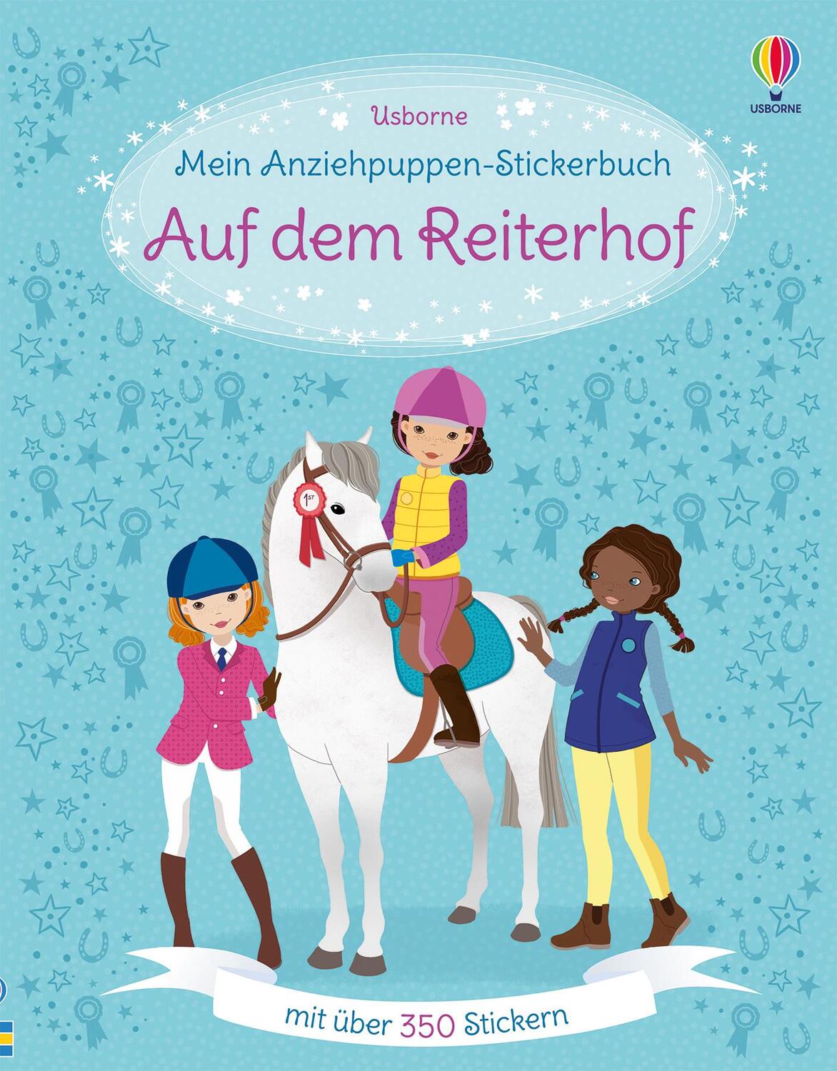 Cover: 9781782324041 | Mein Anziehpuppen-Stickerbuch: Auf dem Reiterhof | Lucy Bowman | Buch