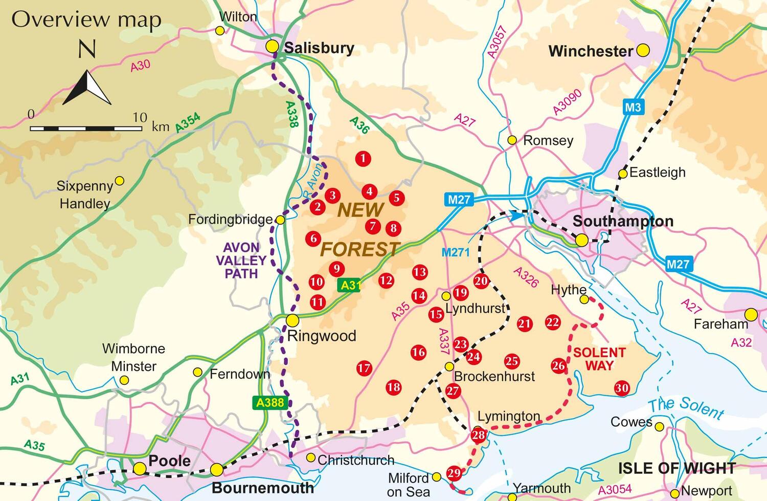 Bild: 9781852848774 | Walking in the New Forest | 30 Walks in the New Forest National Park