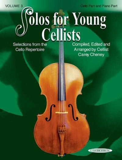 Cover: 9781589512108 | Solos for Young Cellists Cello Part and Piano Acc., Vol 3:...
