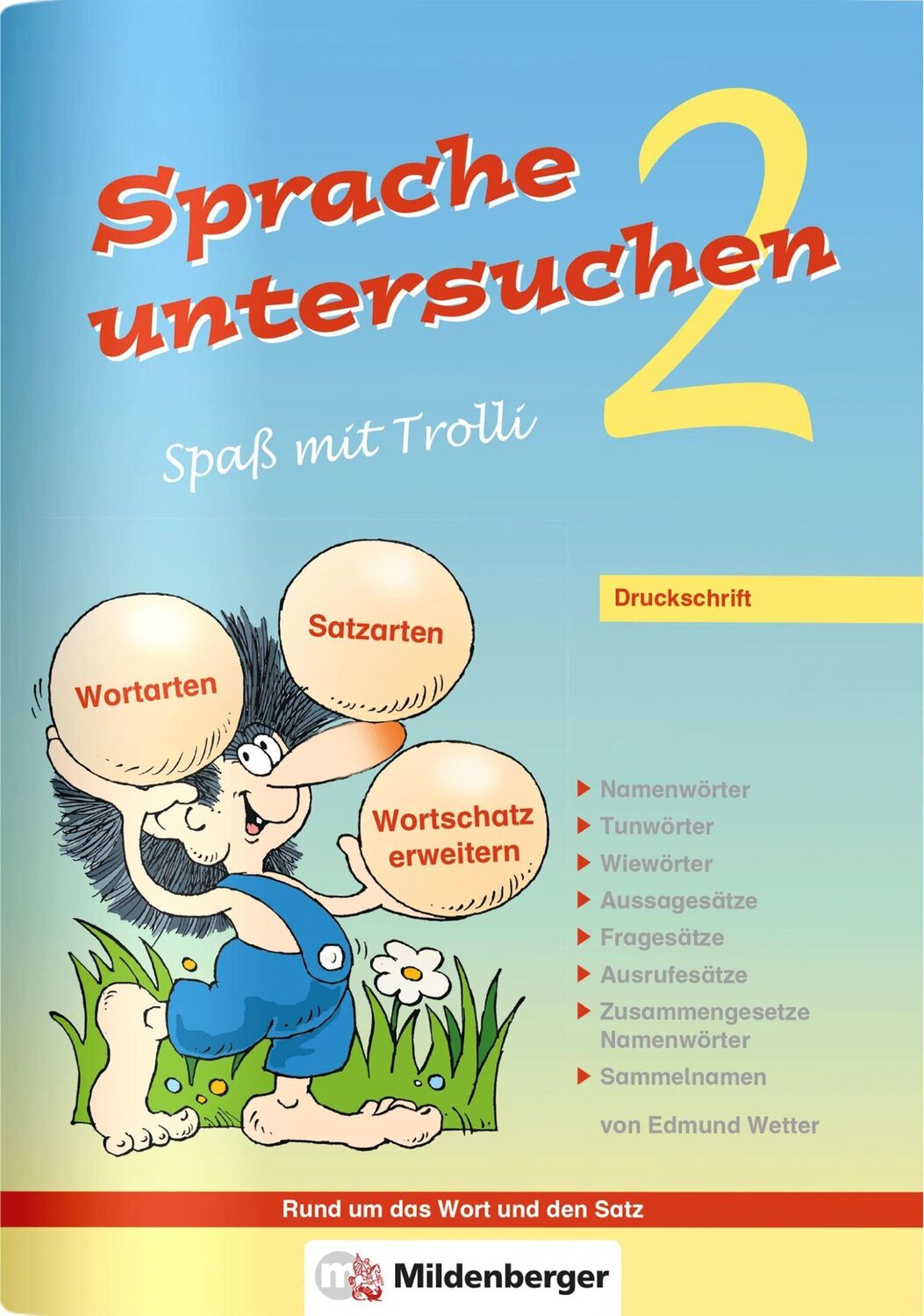 Cover: 9783619245604 | Sprache untersuchen-Spaß mit Trolli 2 | Edmund Wetter | Taschenbuch