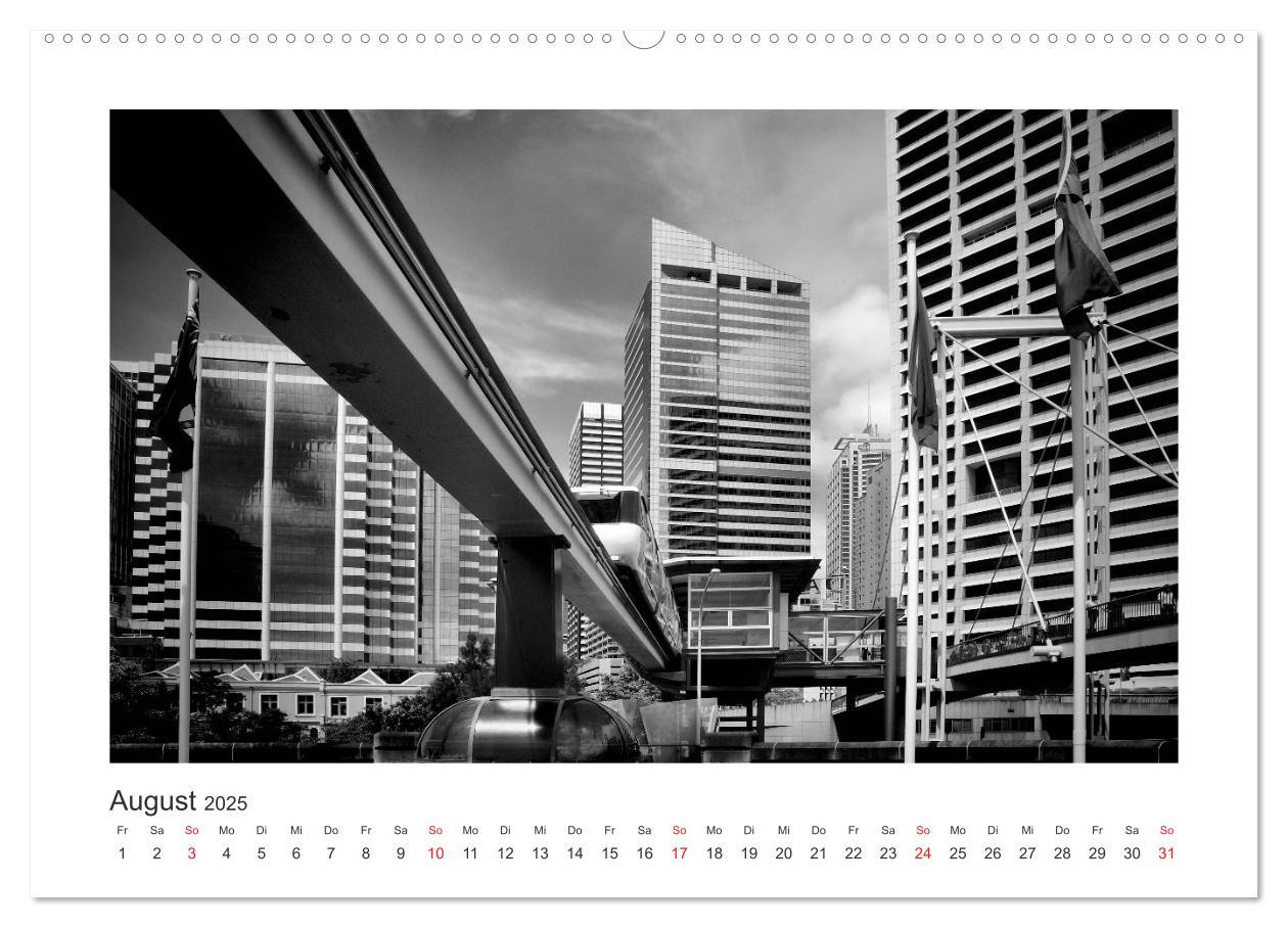 Bild: 9783457225905 | SYDNEY Monochrom (Wandkalender 2025 DIN A2 quer), CALVENDO...