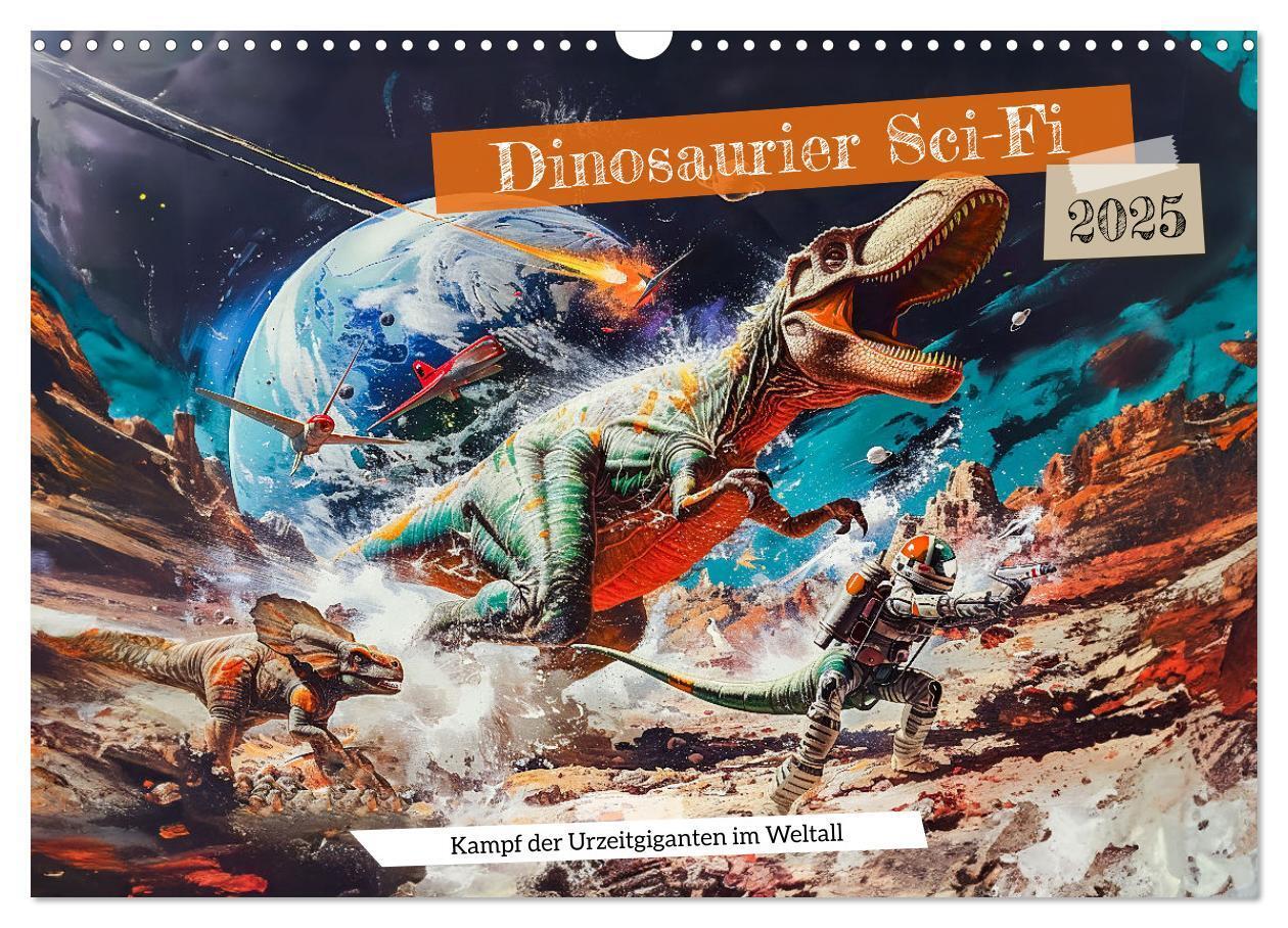 Cover: 9783383784934 | Dinosaurier Sci-Fi - Kampf der Urzeitgiganten im Weltall...