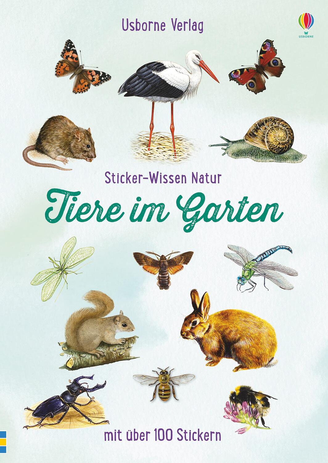 Cover: 9781782327622 | Sticker-Wissen Natur: Tiere im Garten | Phillip Clarke | Taschenbuch