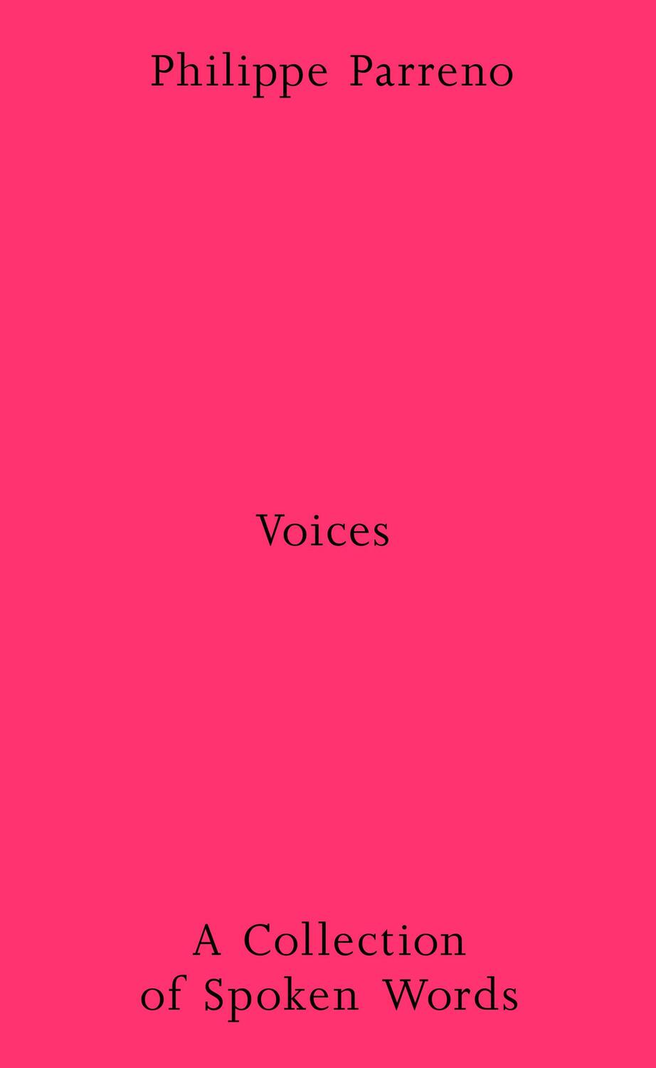 Cover: 9783775756716 | Philippe Parreno | Voices. A Collection of Spoken Works | Leeum | Buch