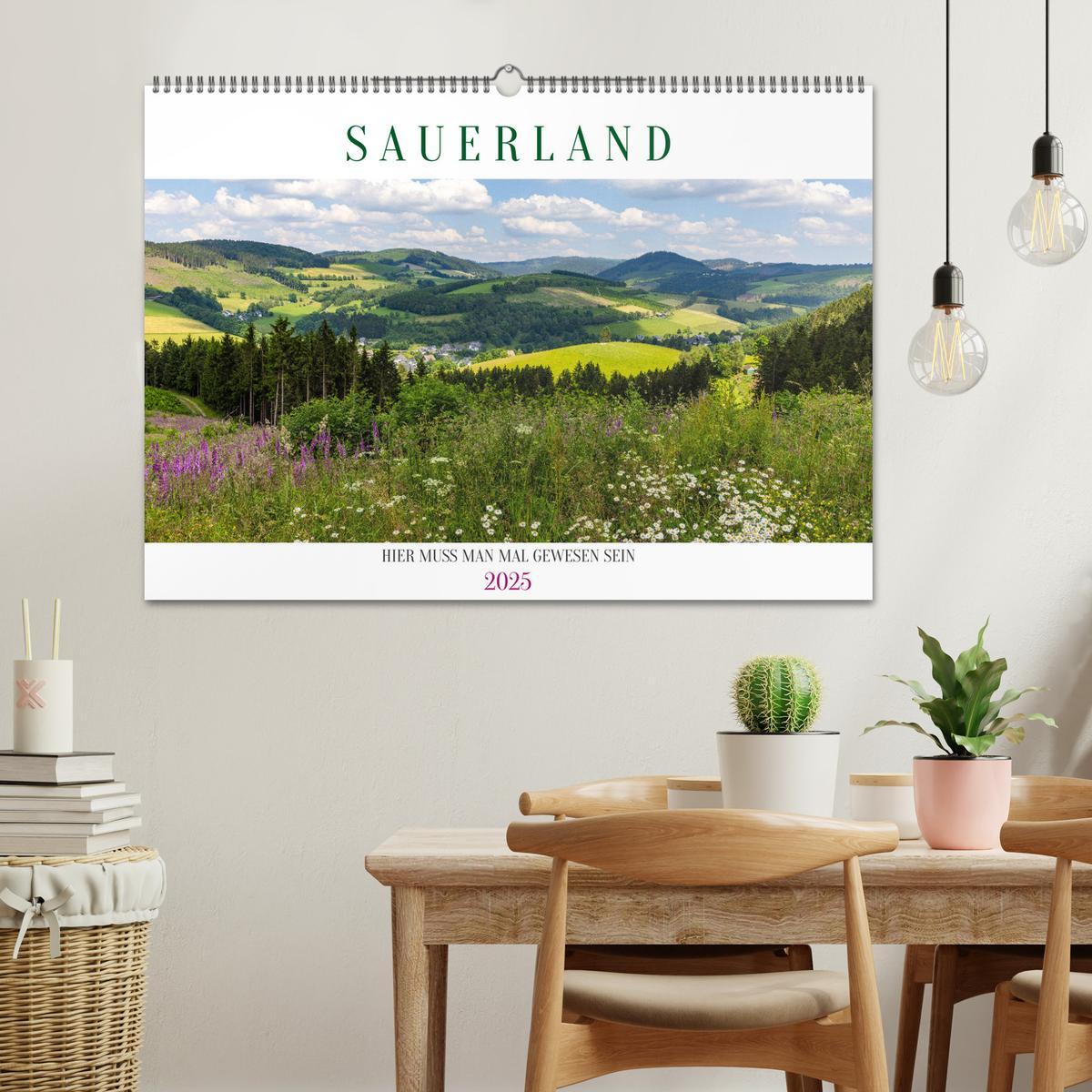 Bild: 9783457235522 | Sauerland - hier muss man mal gewesen sein (Wandkalender 2025 DIN...