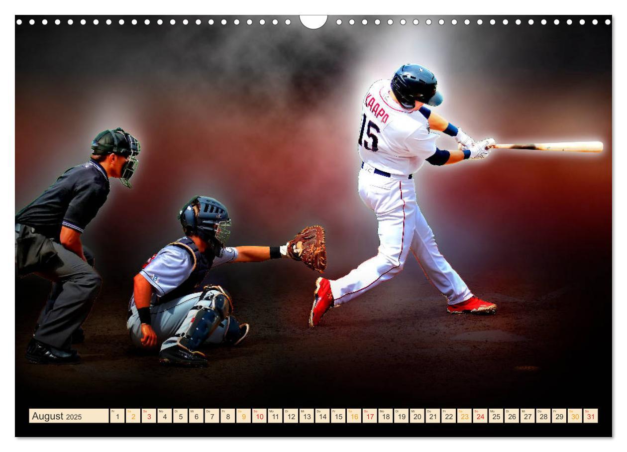 Bild: 9783435365401 | Baseball - Fight (Wandkalender 2025 DIN A3 quer), CALVENDO...