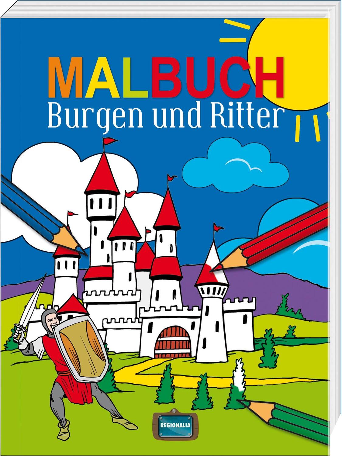 Cover: 9783939722427 | Malbuch Burgen und Ritter | Taschenbuch | Deutsch | 2020