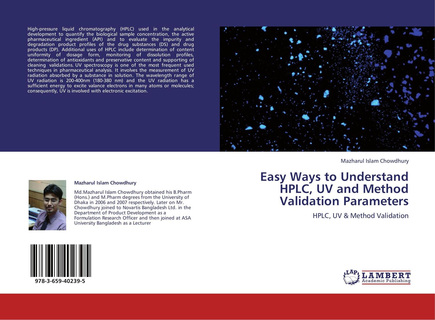 Cover: 9783659402395 | Easy Ways to Understand HPLC, UV and Method Validation Parameters